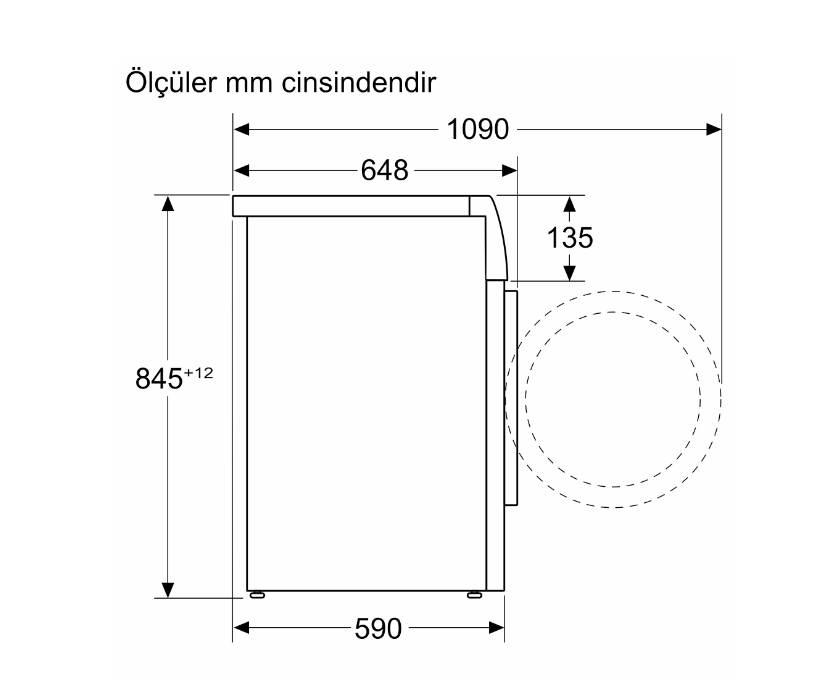 Bosch WGB244A0TR 9 kg 1400 Devir Çamaşır Makinesi