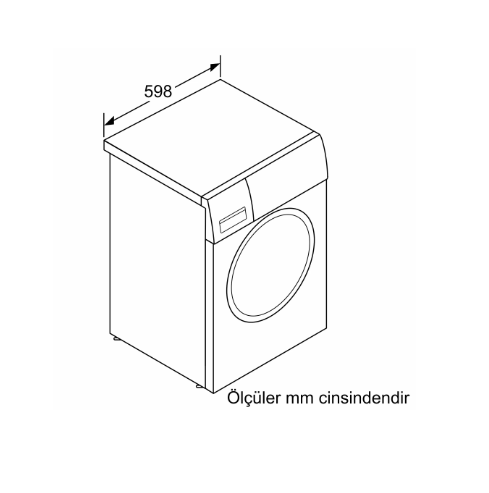 Profilo CMN12190TR 9 kg 1200 Devir Çamaşır Makinesi