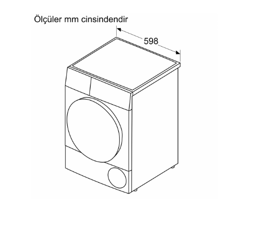 Profilo KM961RCTR 9 kg Çamaşır Kurutma Makinesi