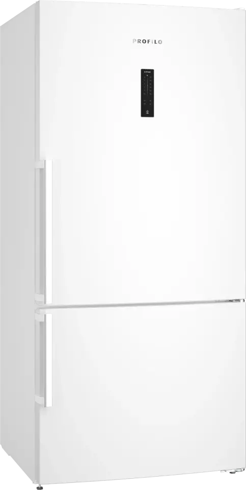 PROFİLO BD3086WECN Alttan Donduruculu Buzdolabı 186 x 86 cm Beyaz, Total No Frost